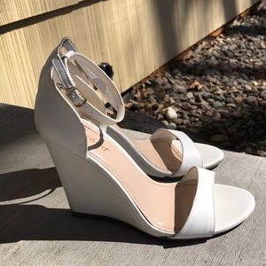 White Wedge Sandals!